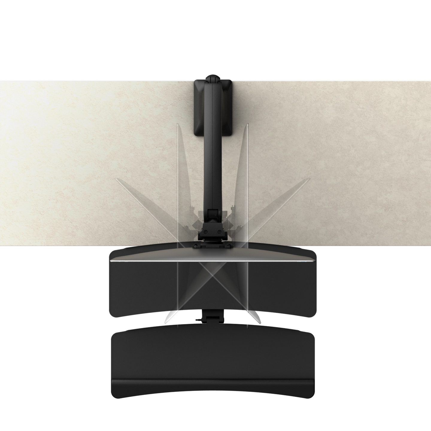 StandUp A1 monitor rotation